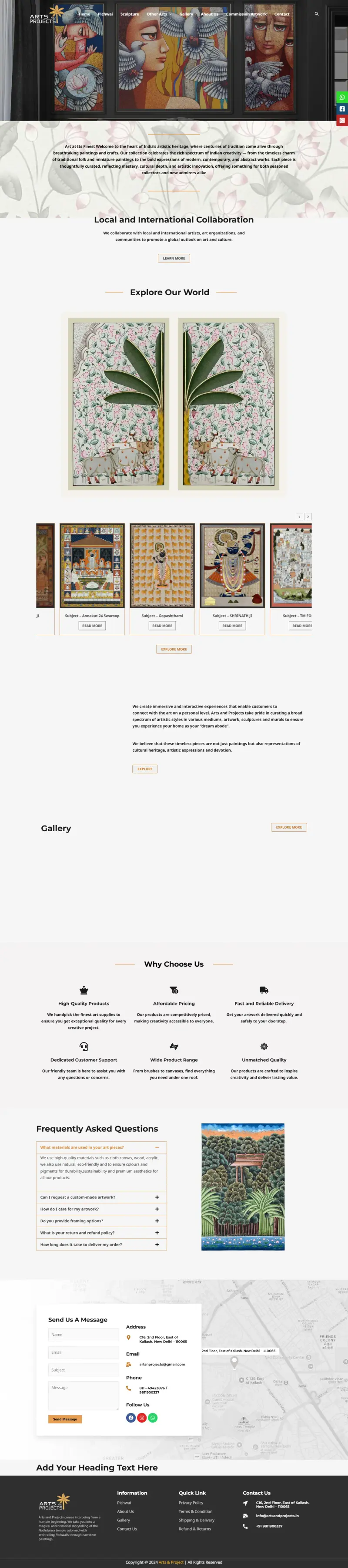 Arts and Projects